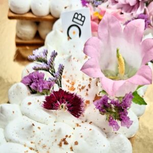Number cake - fleurs