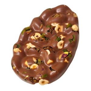 Œuf mendiant au chocolat au lait