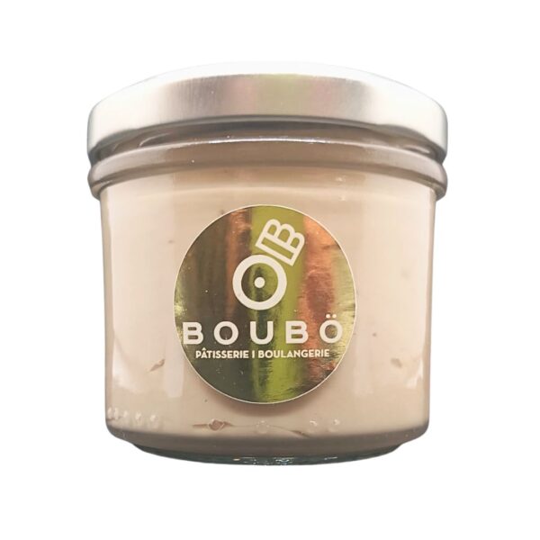 Pâte à tartiner noisettes et chocolat blanc