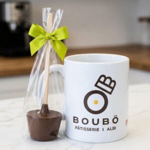 mug et sucette chocolat chaud